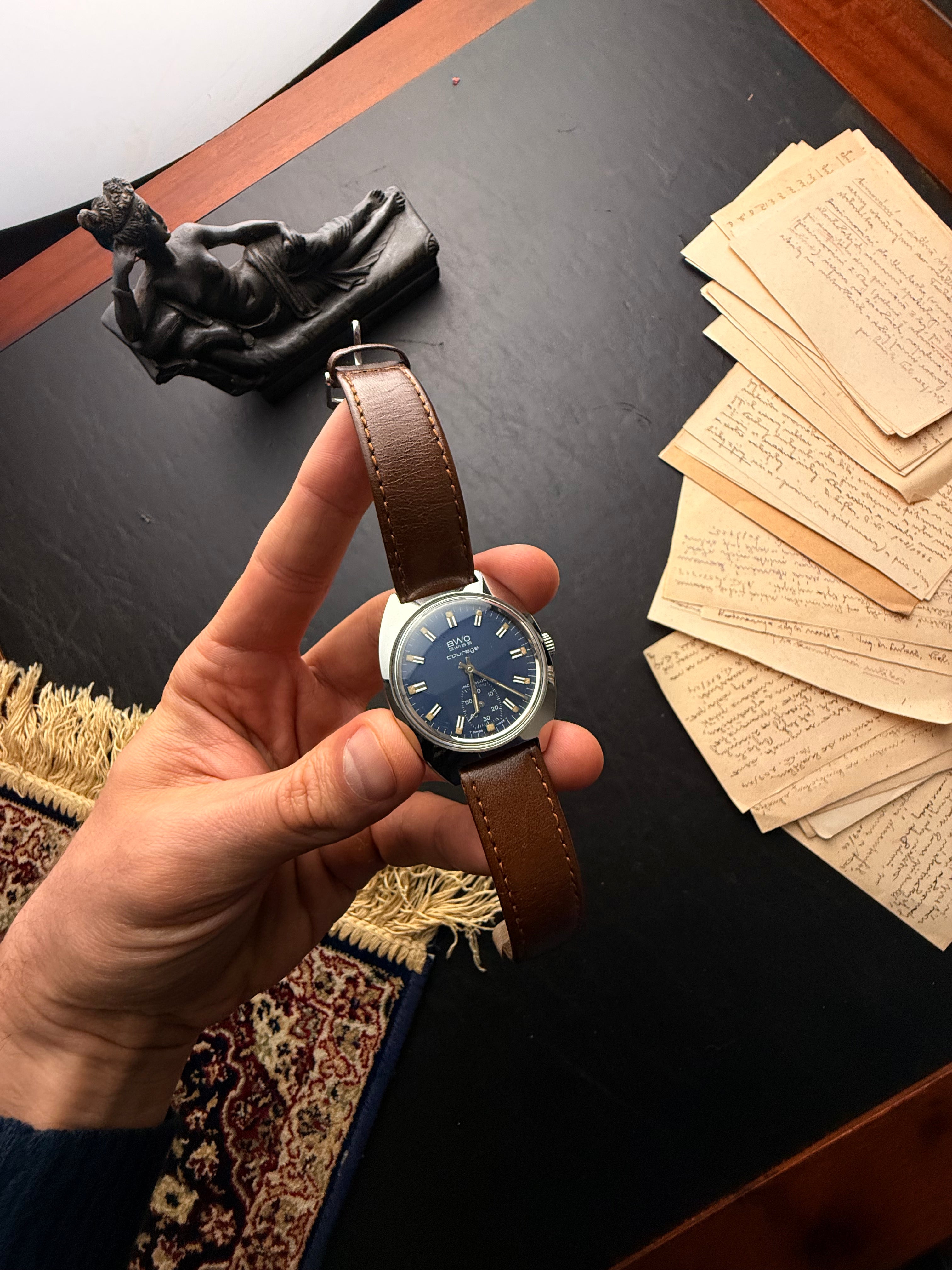 BWC Swiss Courage: The Blue Horizon of Vintage Style