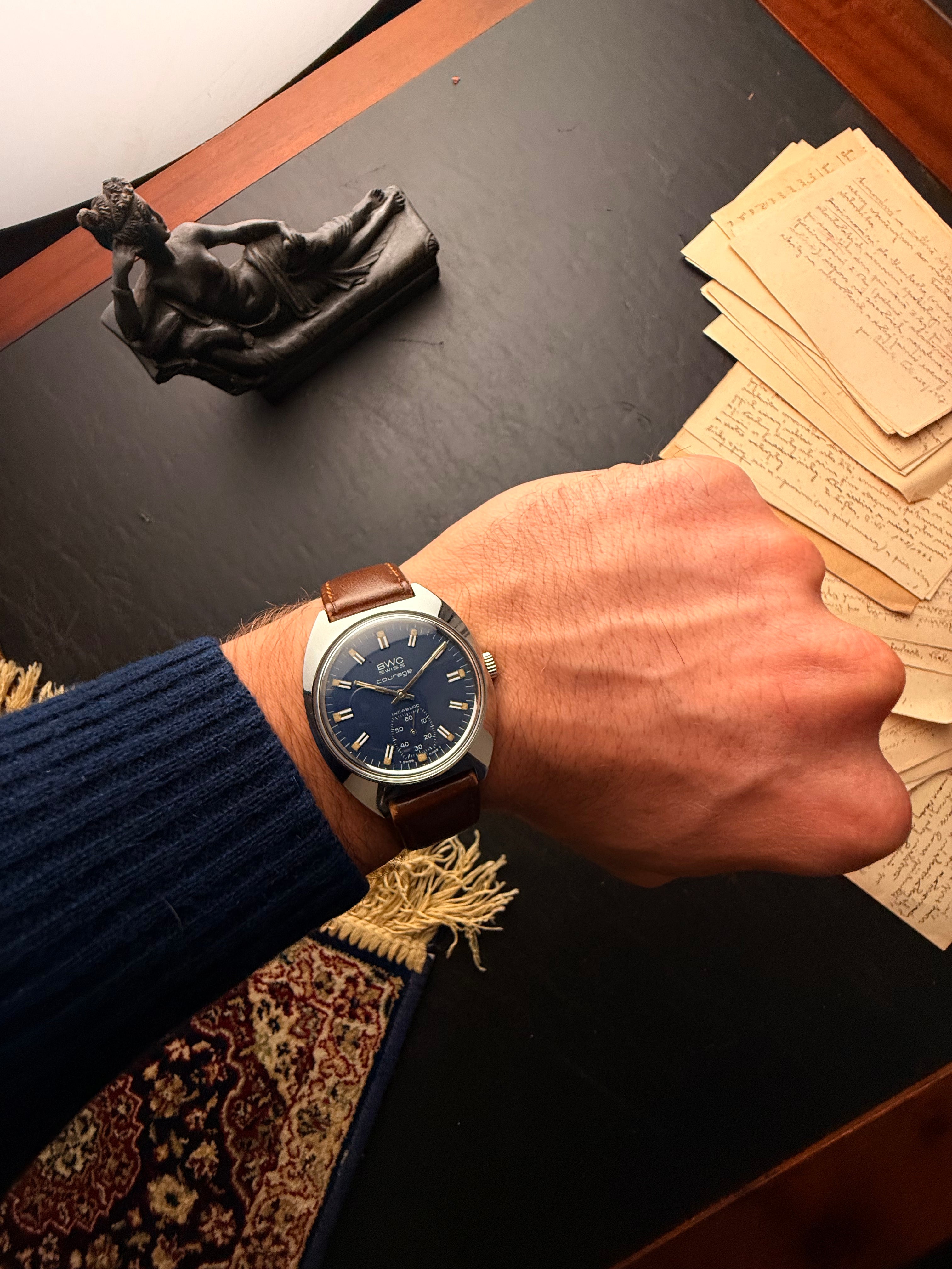 BWC Swiss Courage: The Blue Horizon of Vintage Style