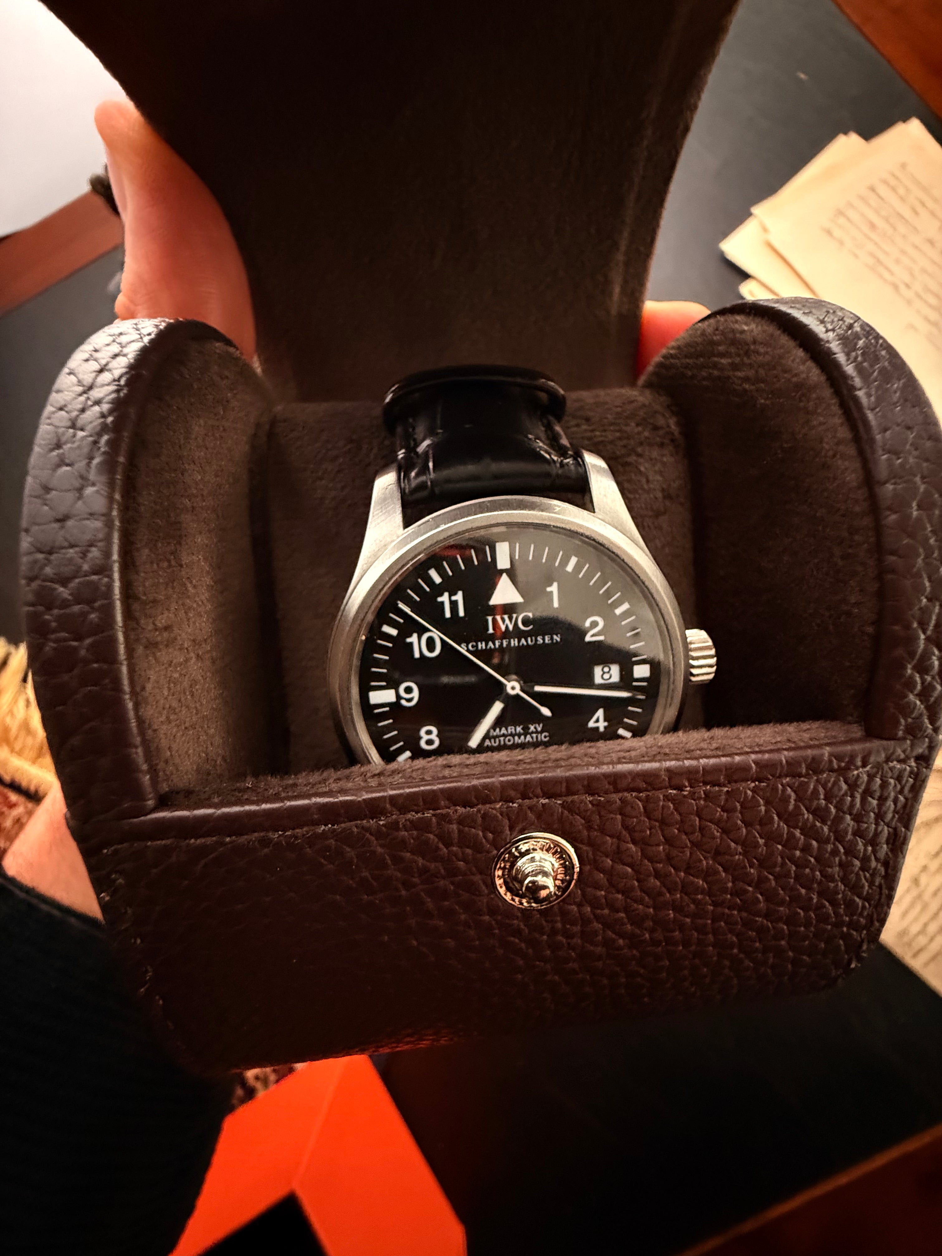 Italian Leather Watch Case — The Classic Traveler