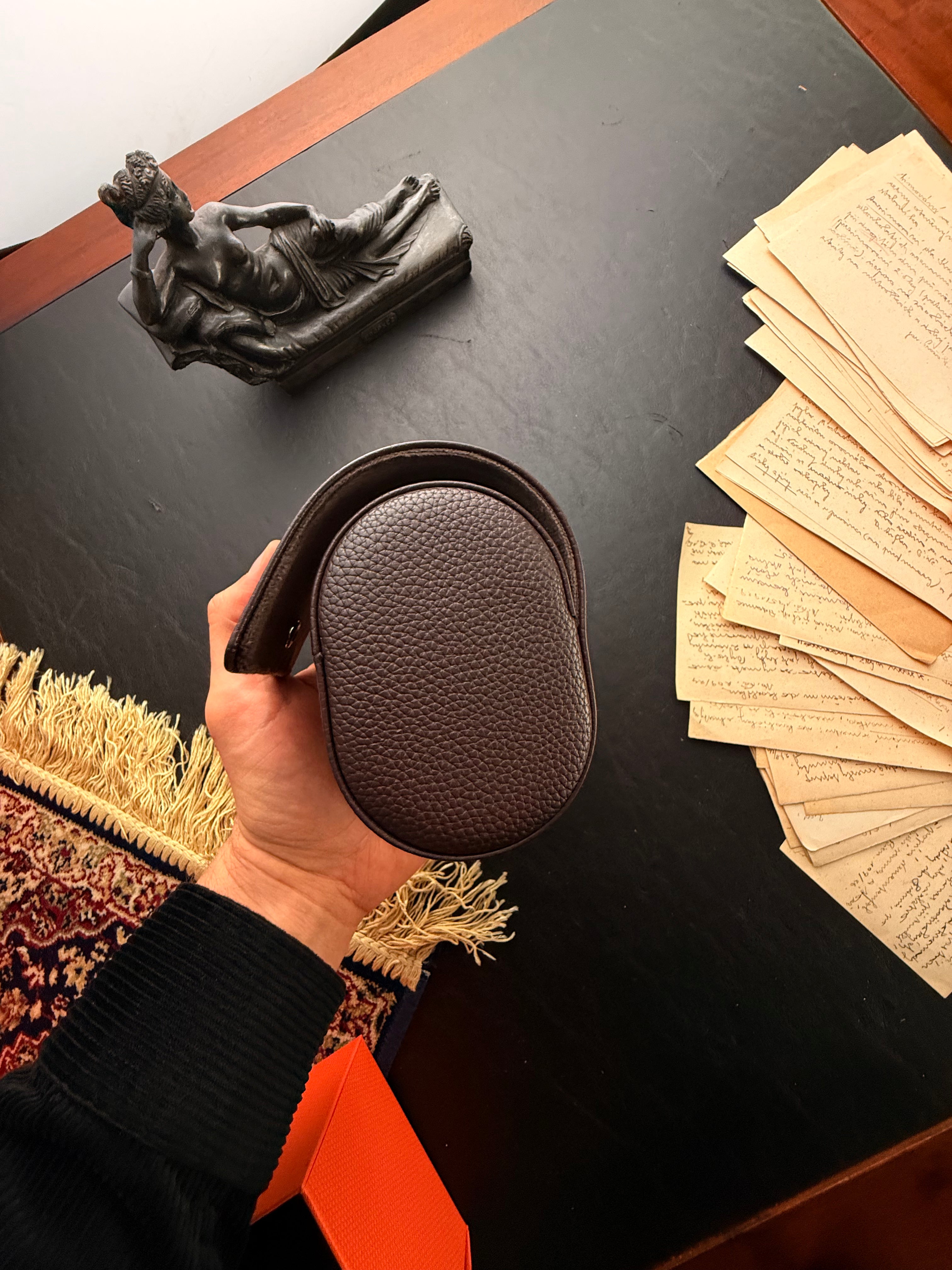 Italian Leather Watch Case — The Classic Traveler