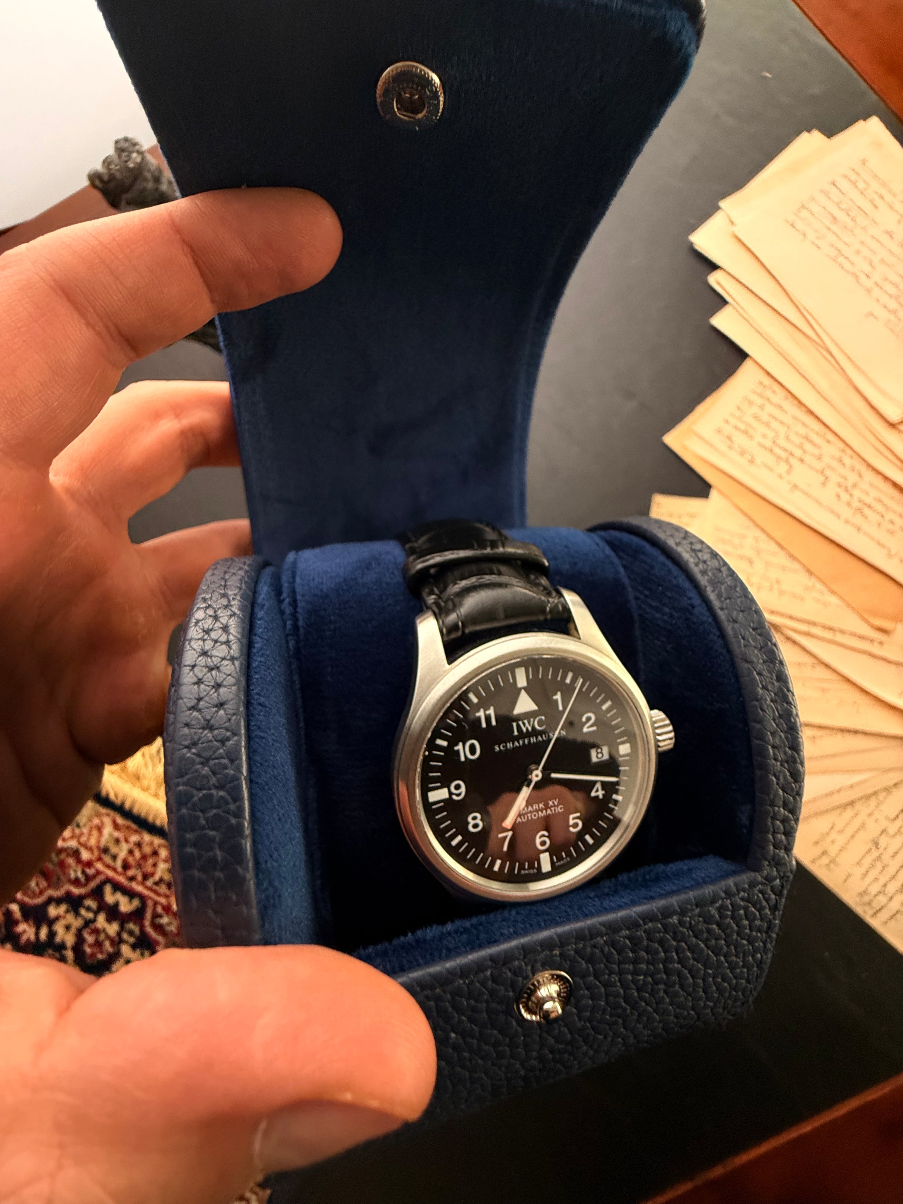 Italian Leather Watch Case — The Royal Traveler