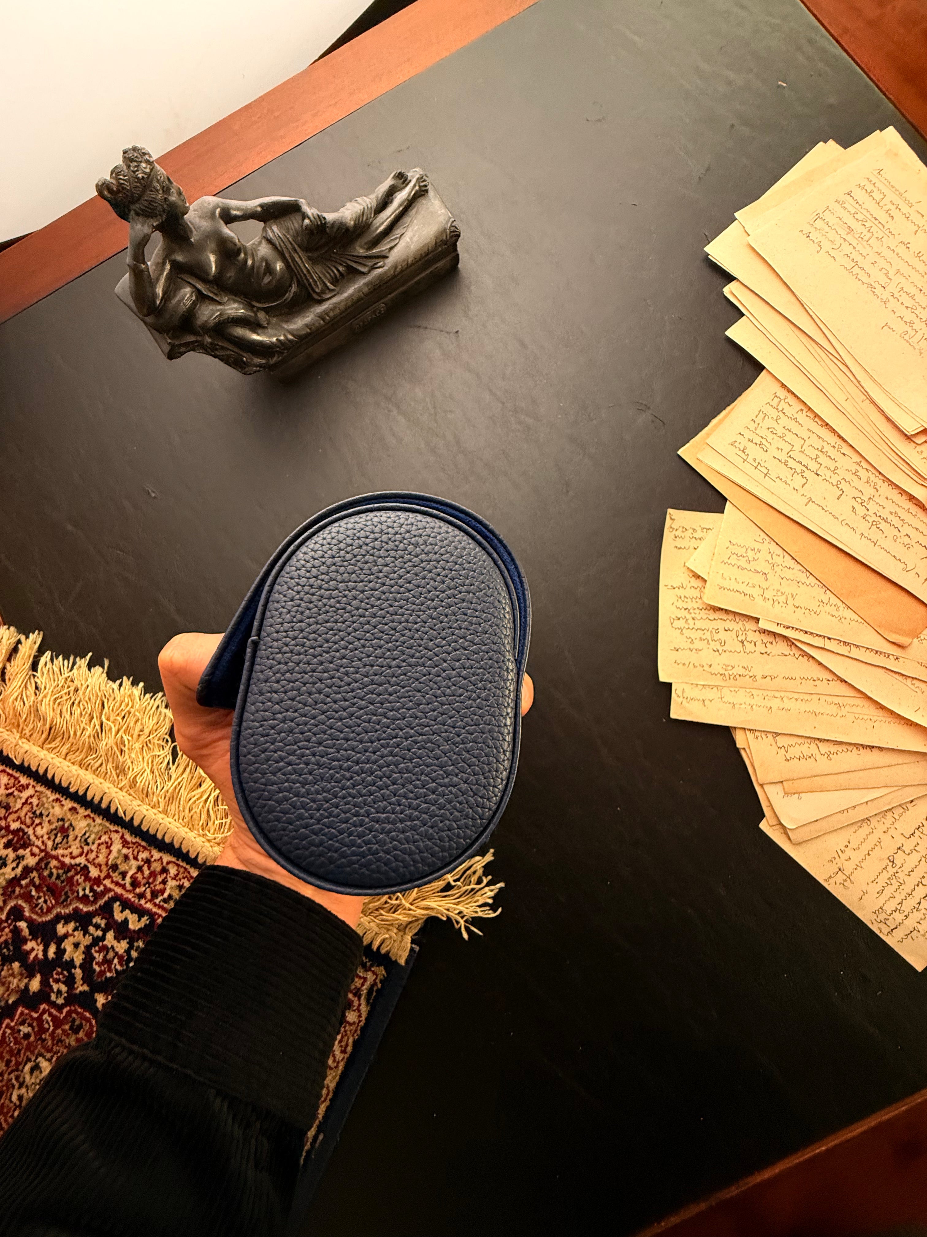 Italian Leather Watch Case — The Royal Traveler