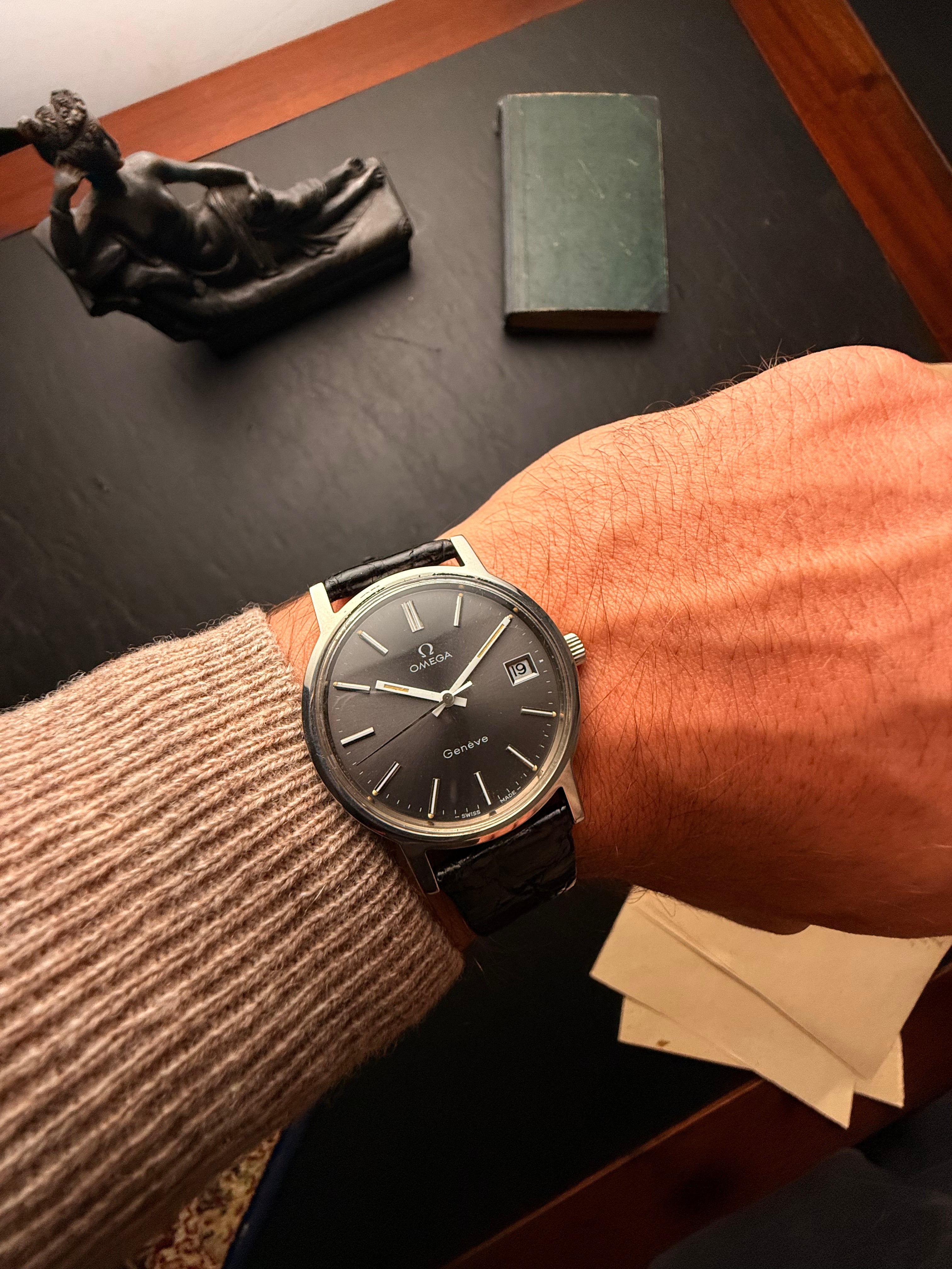 Omega Genève — Steel Graphite Elegance