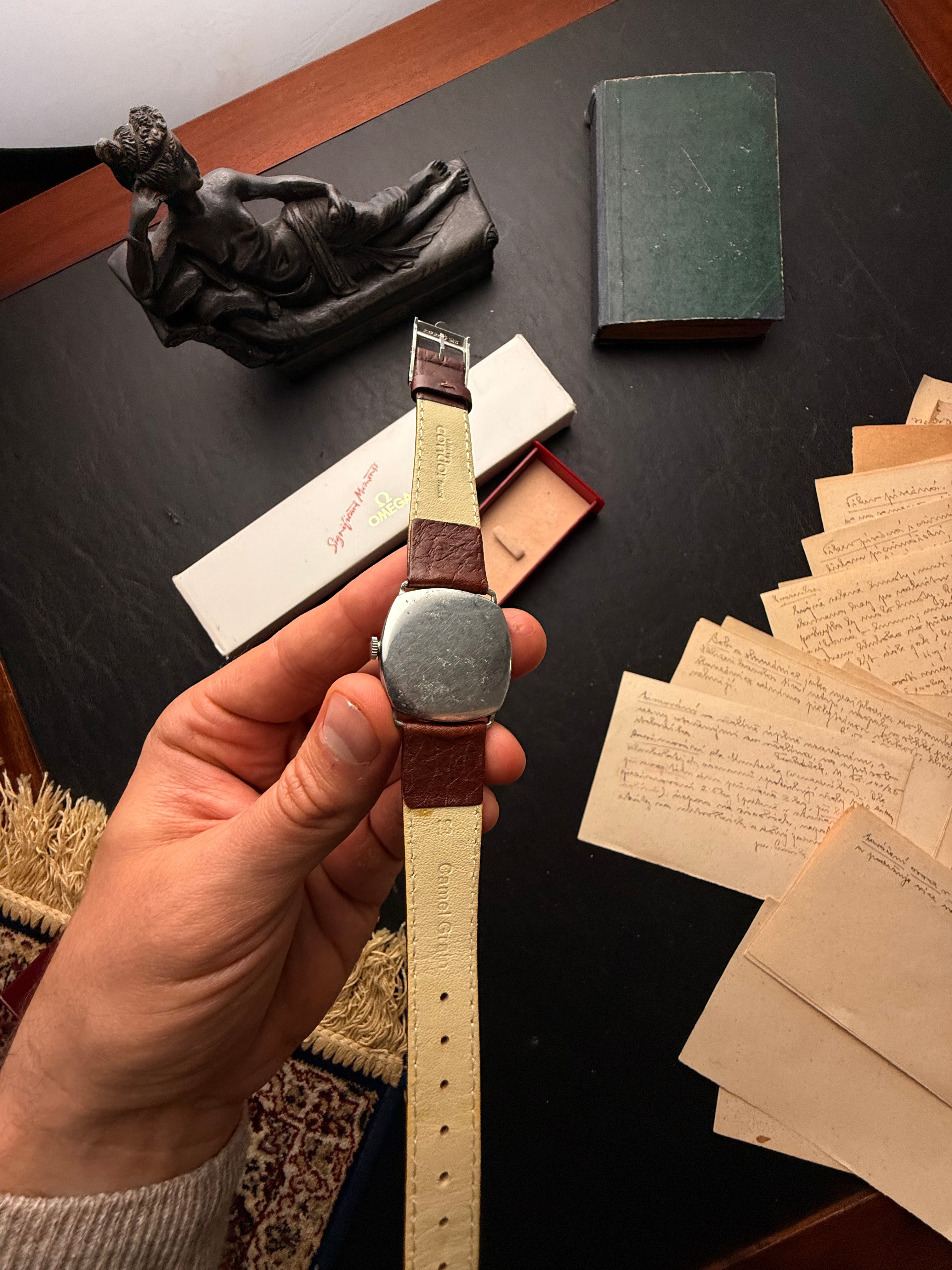 Omega Cushion — 1930s Vintage Aesthetics