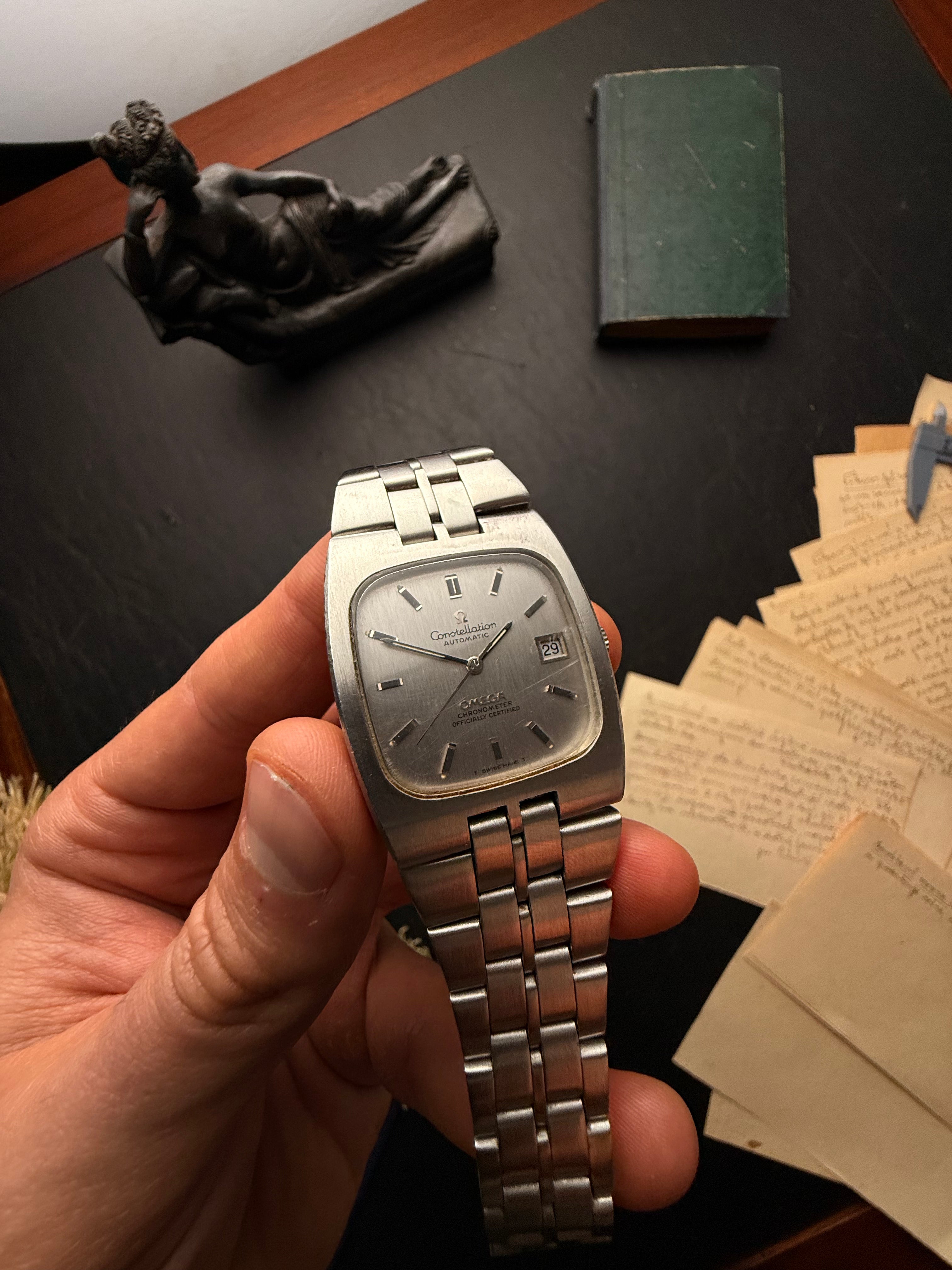 Omega Constellation — Steel Geometric Chronometer