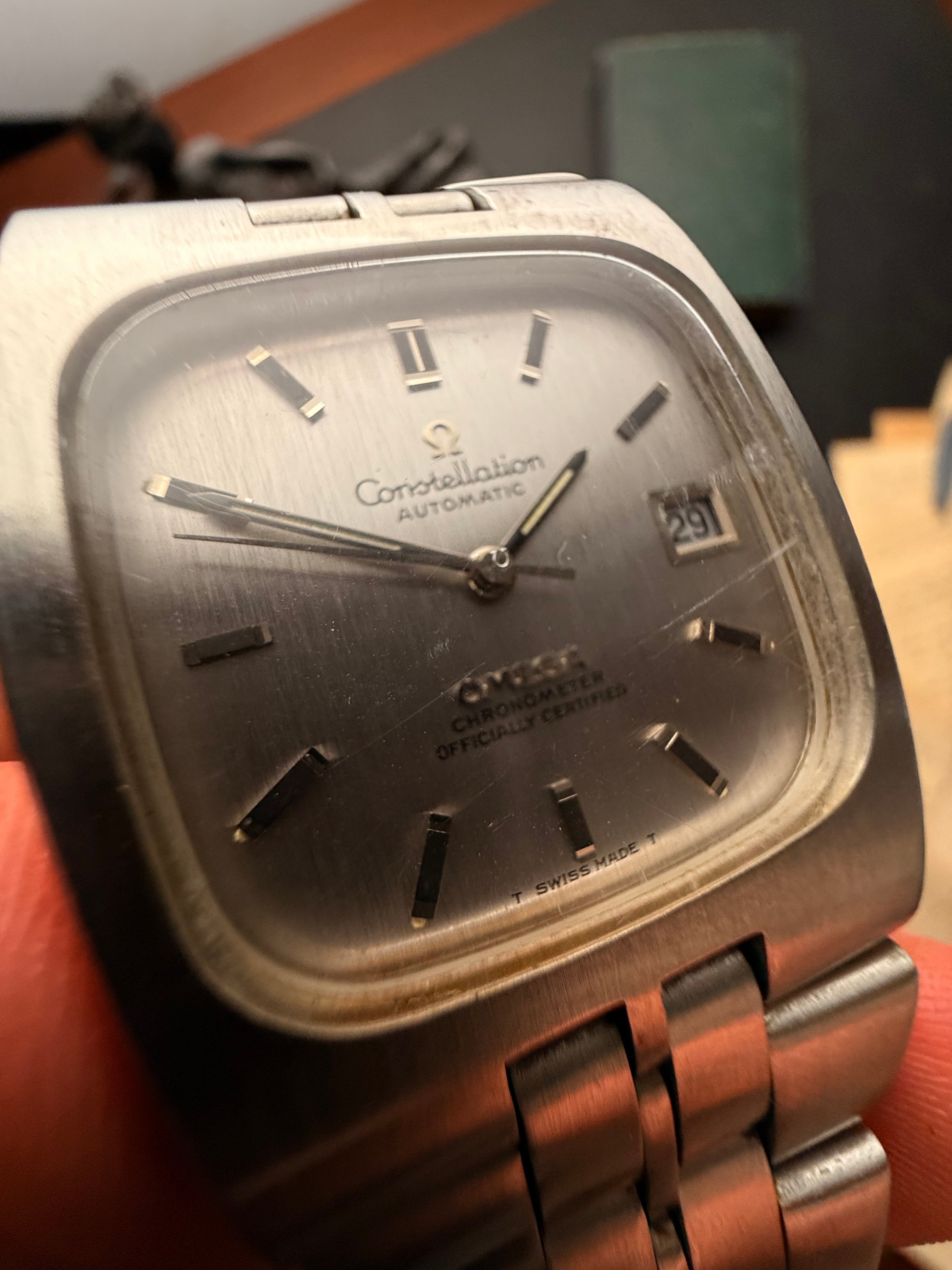 Omega Constellation — Steel Geometric Chronometer