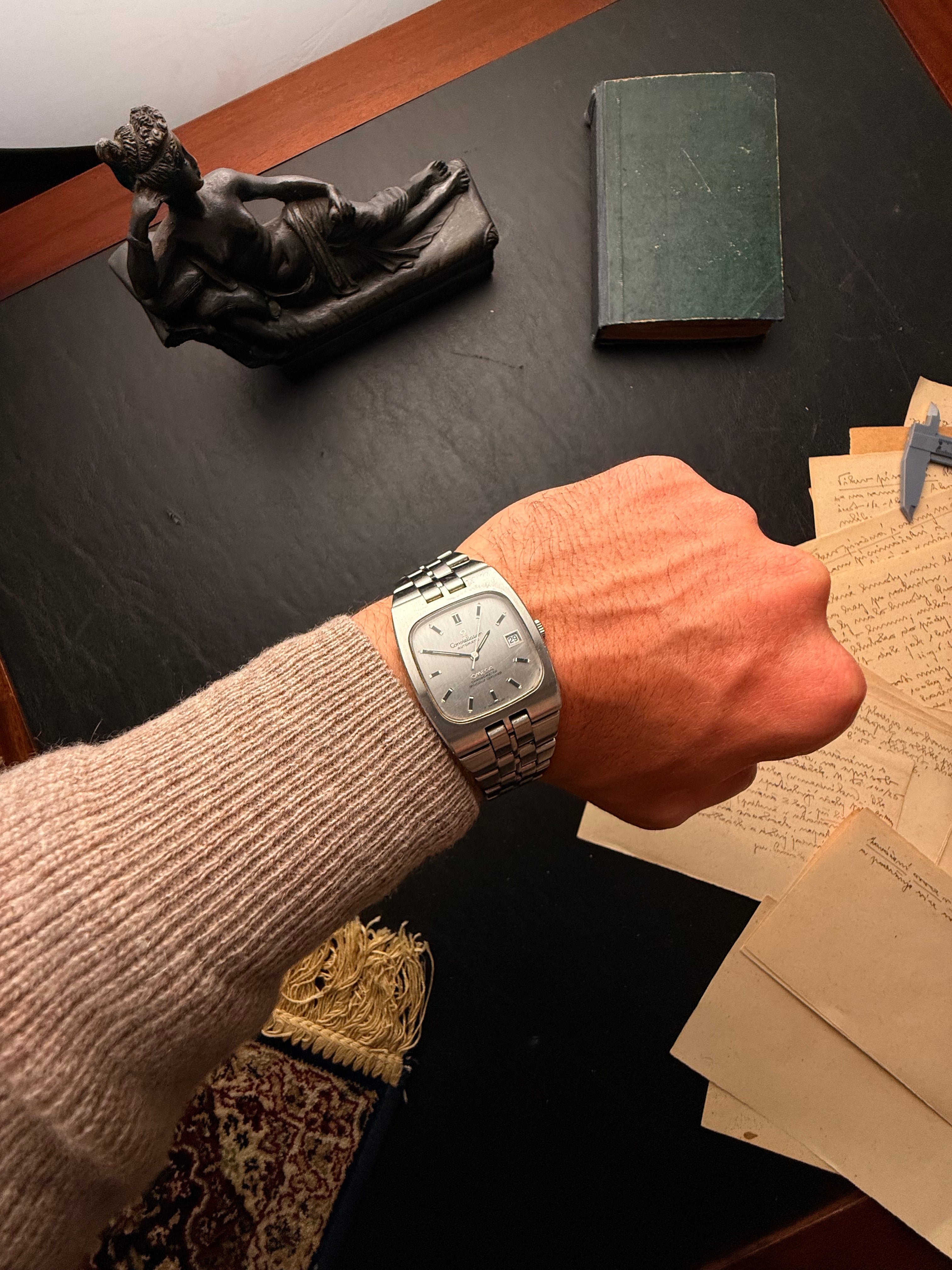 Omega Constellation — Steel Geometric Chronometer