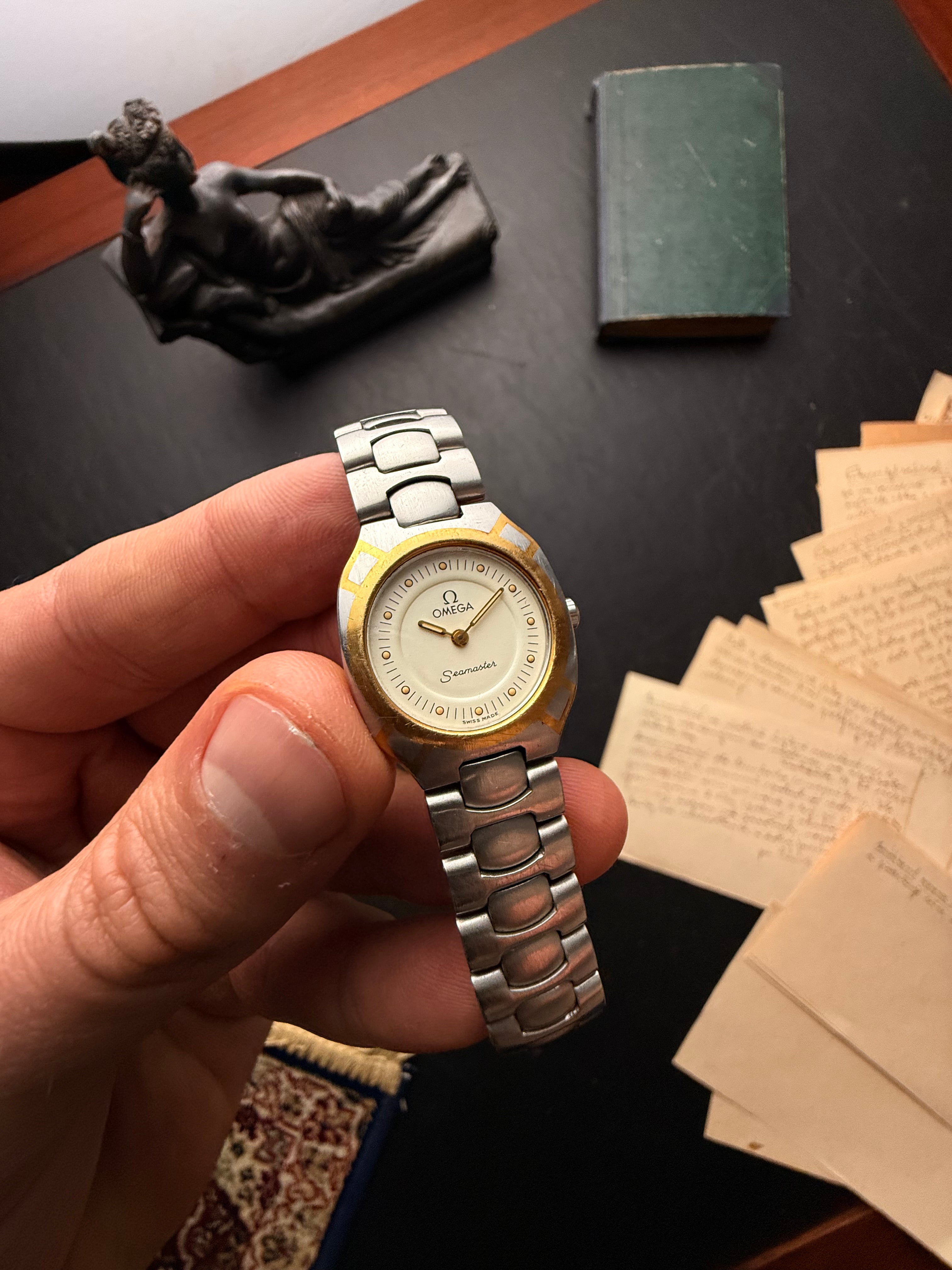 Omega Seamaster — Two-Tone Ladies Elegance